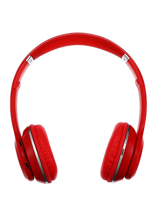Beauenty Wireless Over-Ear Headphone With Mic Red - Image 2