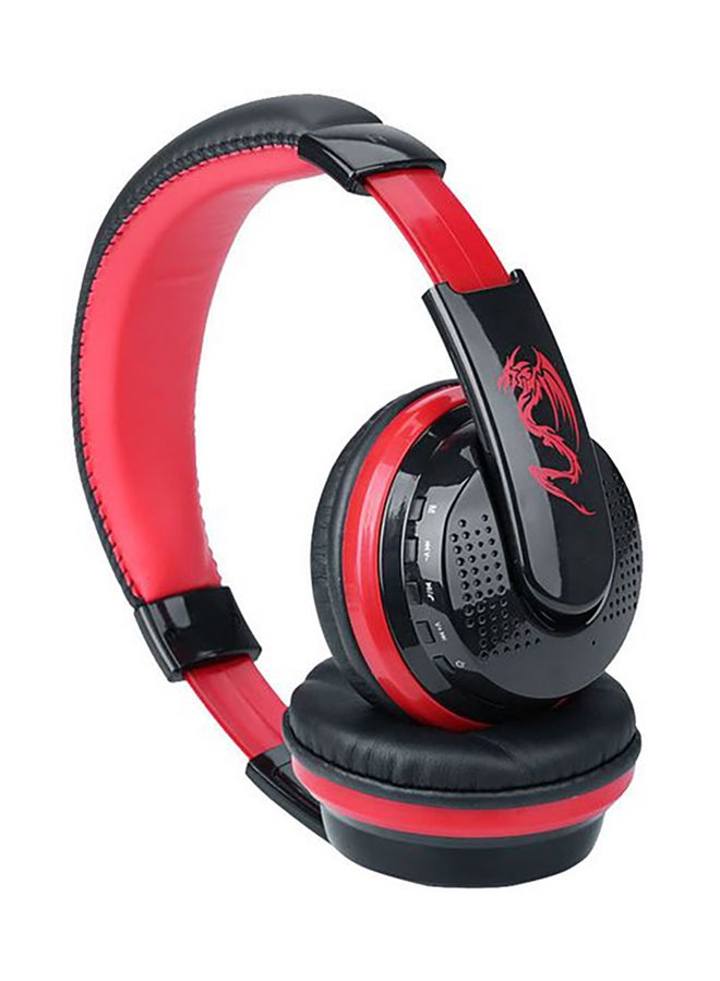 Beauenty Wireless Over-Ear Headphone With Mic Red/Black - Image 2