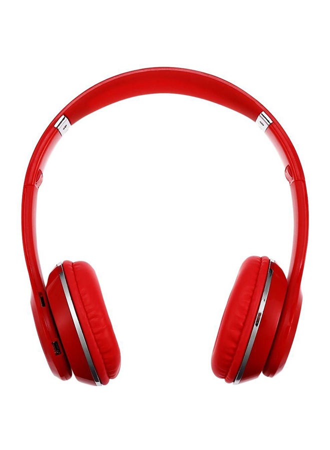 Beauenty Wireless Over-Ear Headphone With Mic Red - Image 2