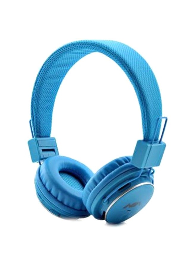 Beauenty Wireless Over-Ear Headphone With Mic Blue