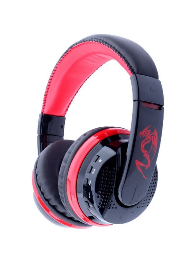 Beauenty Wireless Over-Ear Headphone With Mic Red/Black - Image 1