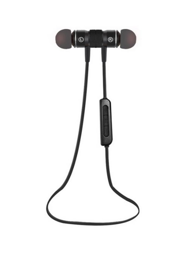 بيوينتي سماعة أذن داخلية لاسلكية بميكرفون أسود