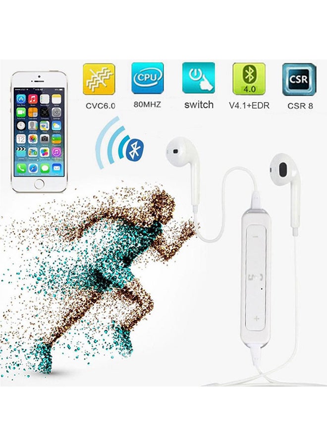 بيوينتي سماعة أذن داخلية لاسلكية بميكرفون أبيض - Image 3