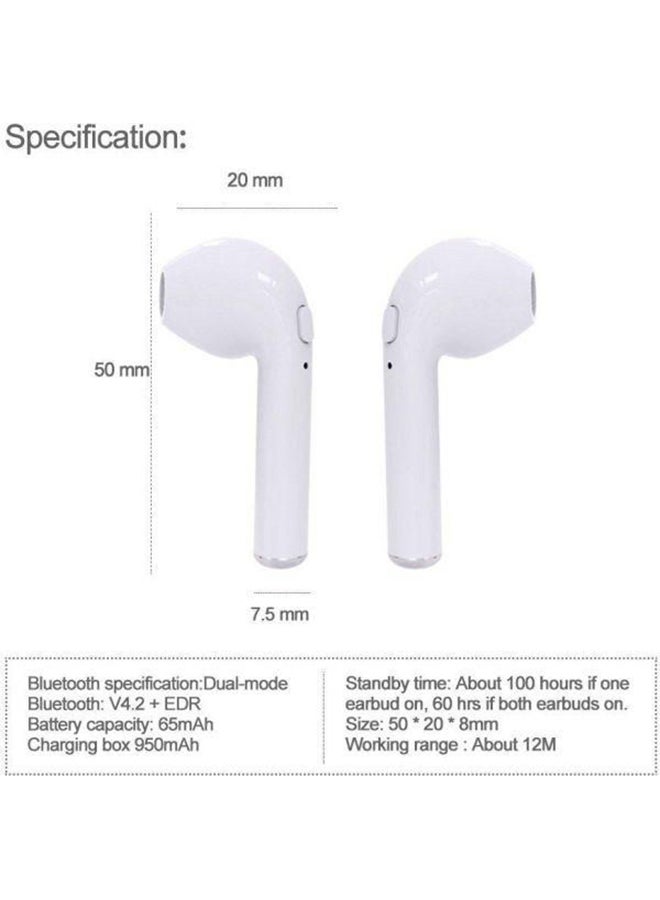 Beauenty Wireless In-Ear Earbuds White - Image 2