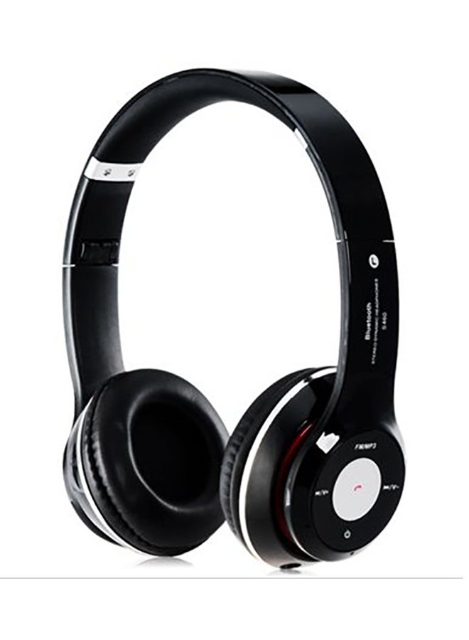 بيوينتي سماعة رأس لاسلكية توضع فوق الأذن مزودة بميكروفون أسود - Image 2