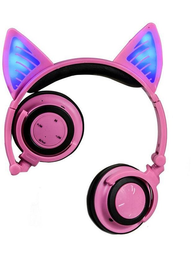 Beauenty Wireless Over-Ear Headphone With Mic Pink - Image 2