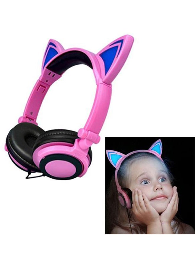 Beauenty Wireless Over-Ear Headphone With Mic Pink - Image 4