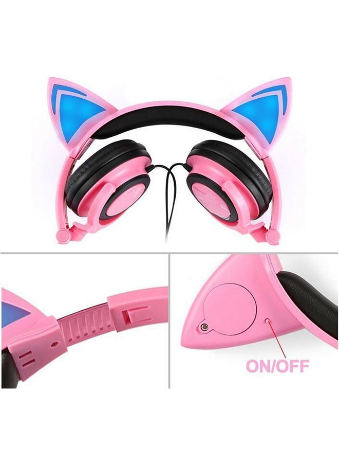 Beauenty Wireless Over-Ear Headphone With Mic Pink - Image 3