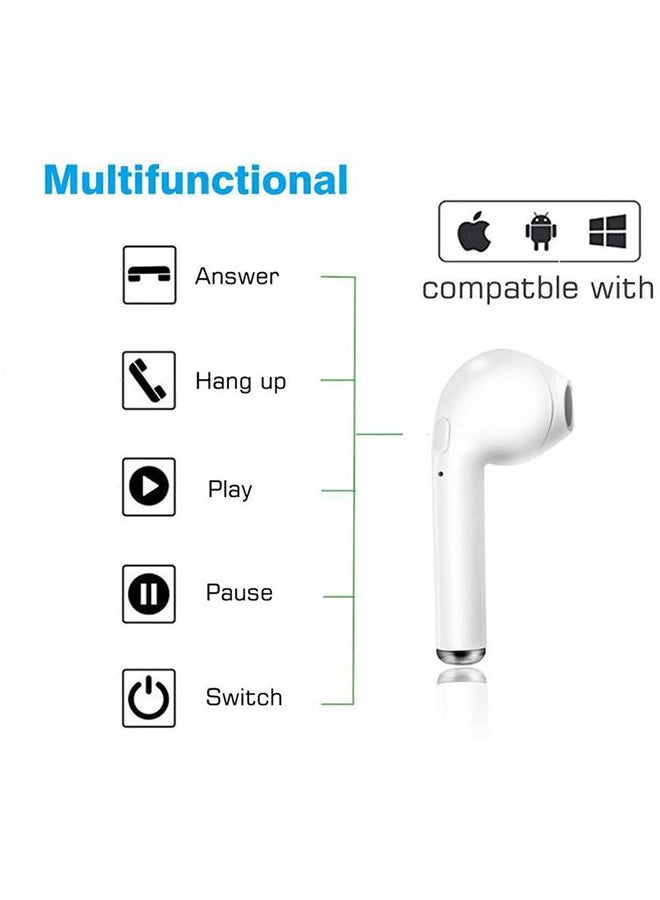 Beauenty Wireless In-Ear Earphones With Charging Case White - Image 3