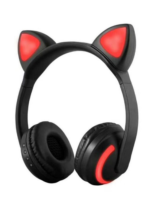 Beauenty Wireless Over-Ear Headphone With Mic Black/Red - Image 1