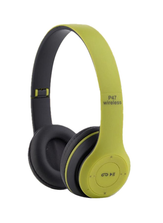 Beauenty Wireless Over-Ear Headphone With Mic Green