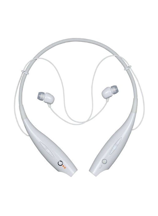 بيوينتي سماعة أذن داخلية لاسلكية بميكرفون أبيض