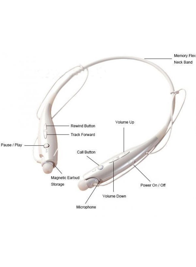 Beauenty Wireless In-Ear Headset With Mic White - Image 3