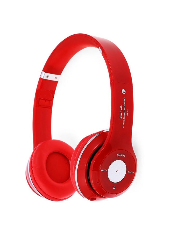 Beauenty Wireless Over-Ear Headphone With Mic Red - Image 1