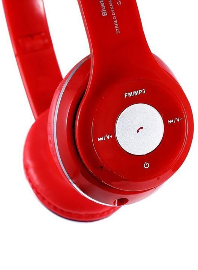 Beauenty Wireless Over-Ear Headphone With Mic Red - Image 3