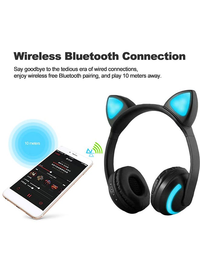 Beauenty Wireless Over-Ear Headphone With Mic Black/Red - Image 2