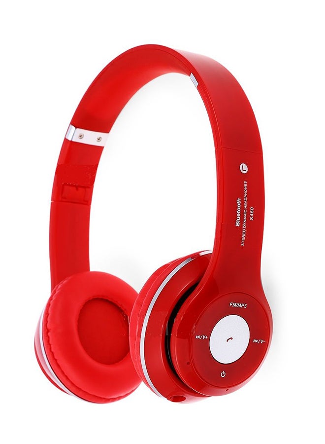 Beauenty Wireless Over-Ear Headphone With Mic Red - Image 1
