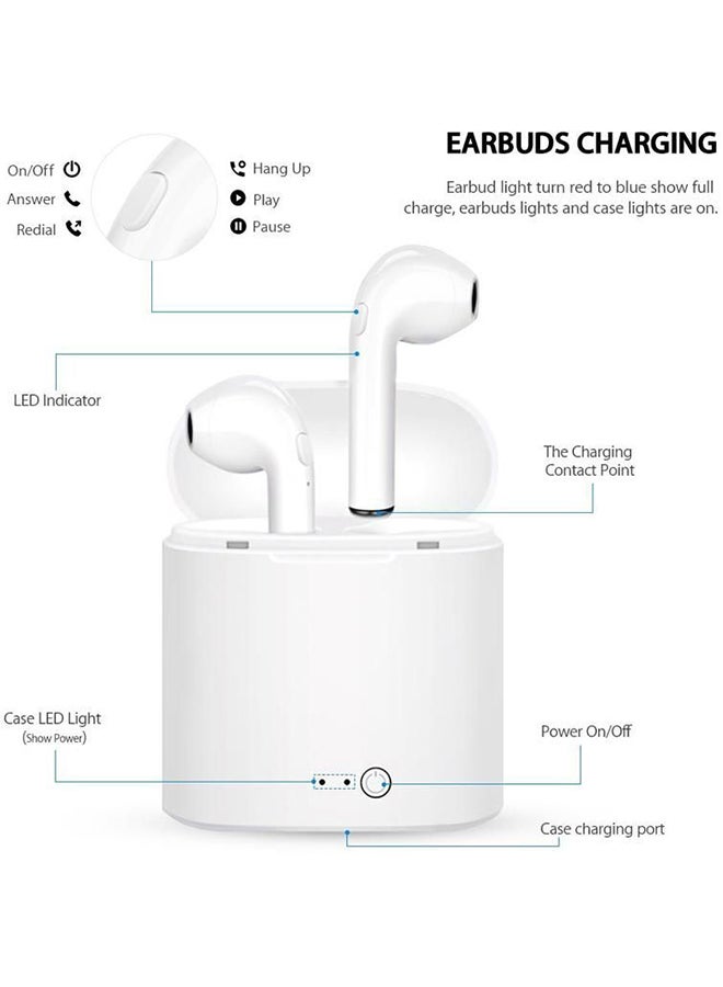 Beauenty Wireless In-Ear Earphones With Charging Case White - Image 2