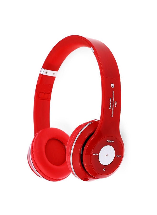 Beauenty Wireless Over-Ear Headphone With Mic Red - Image 1