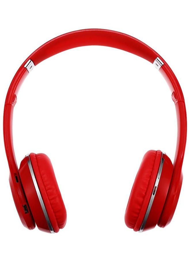 Beauenty Wireless Over-Ear Headphone With Mic Red - Image 2