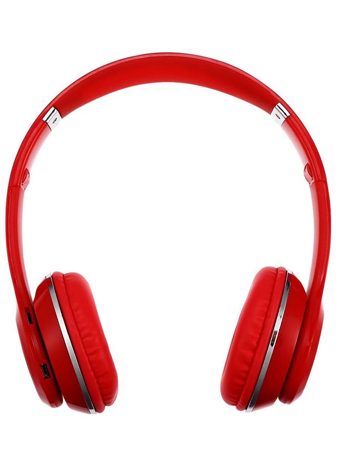 Beauenty Wireless Over-Ear Headphone With Mic Red - Image 2