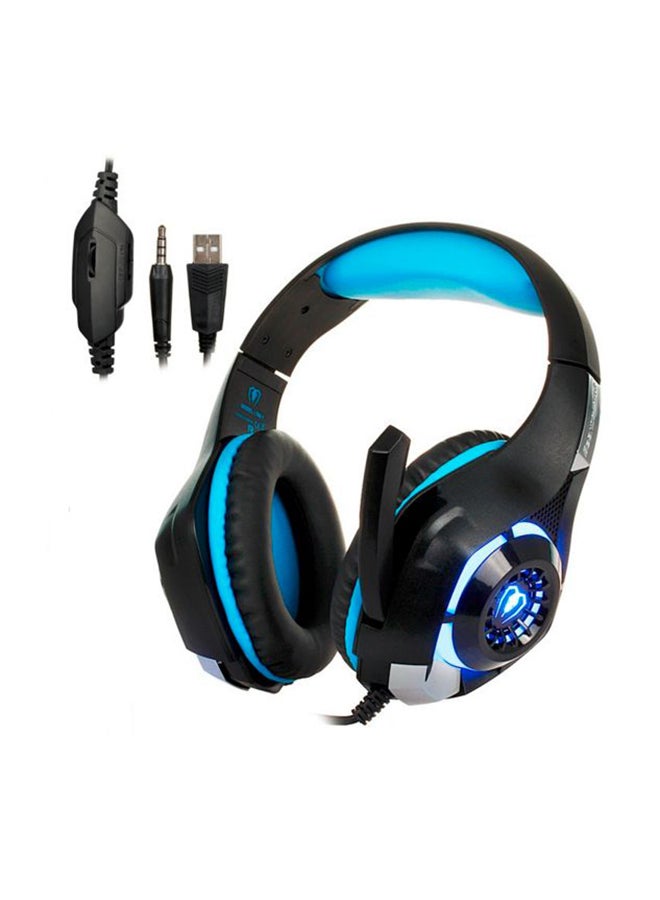 بيوينتي سماعة رأس للألعاب بتصميم يغطي الأذن مزودة بقابس مقاس 3.5 مم مع ميكروفون - Image 1