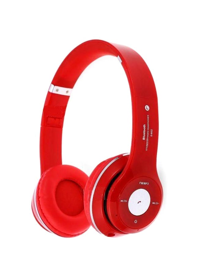 Beauenty Wireless Over-Ear Headphone With Mic Red - Image 1