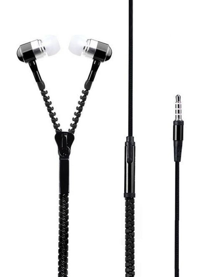 3.5mm In-Ear Zipper Earphone Black - v1558953928/N26221069A_1