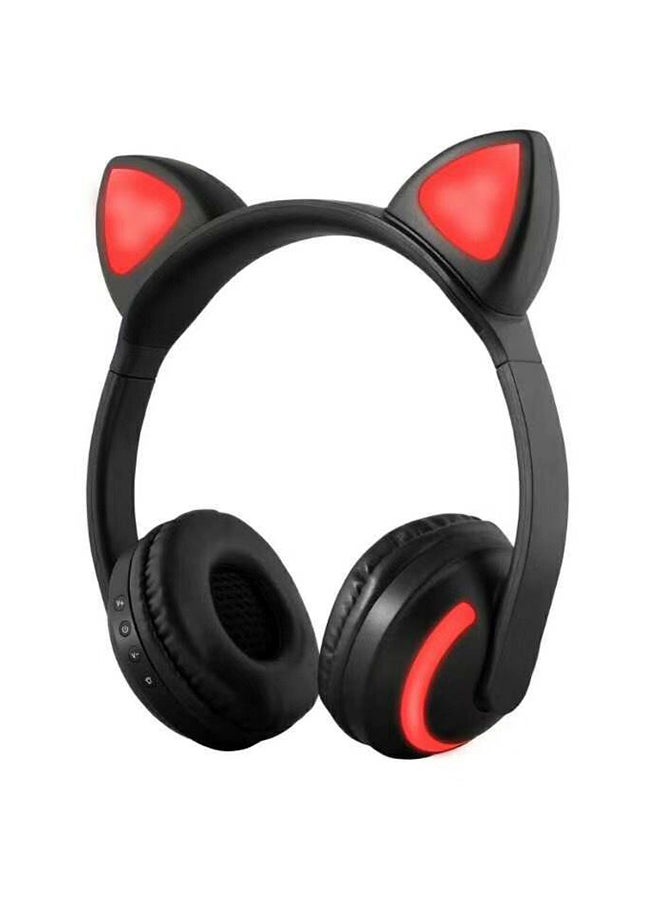 Beauenty Wireless Over-Ear Headphone With Mic Black/Red - Image 1