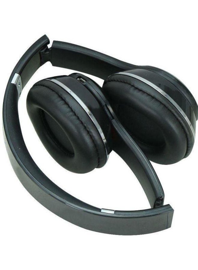 بيوينتي سماعة رأس لاسلكية توضع فوق الأذن مزودة بميكروفون أسود - Image 2