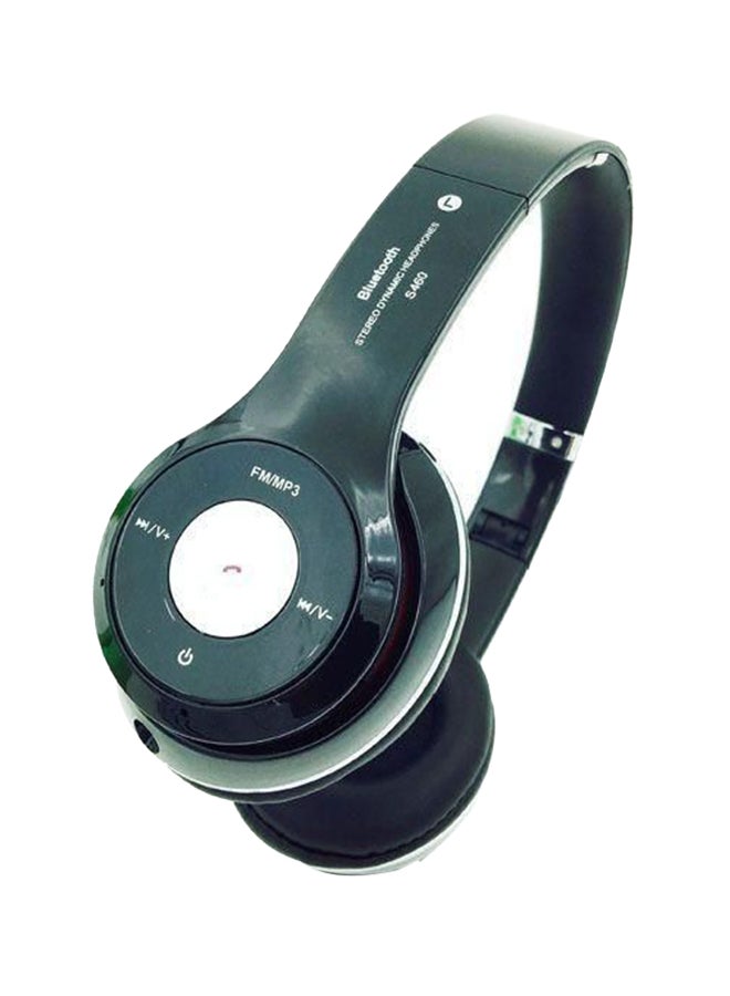 بيوينتي سماعة رأس لاسلكية توضع فوق الأذن مزودة بميكروفون أسود - Image 1