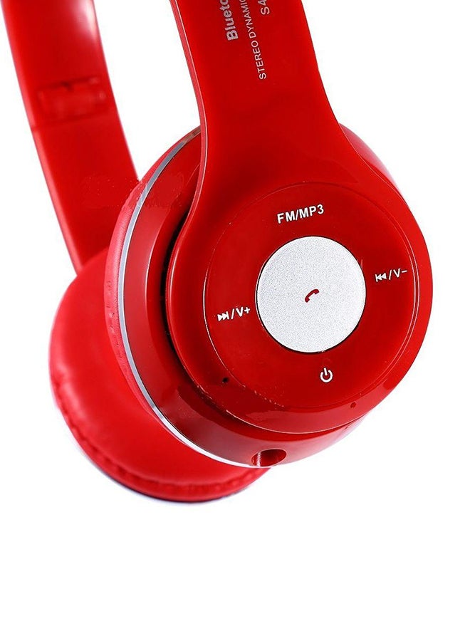 Beauenty Wireless Over-Ear Headphone With Mic Red - Image 4