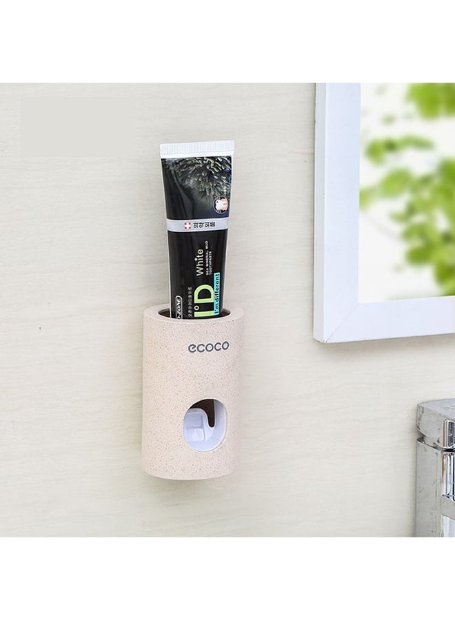 Automatic Toothpaste Dispenser Set Beige 6x7x11.4cm  - Image 2