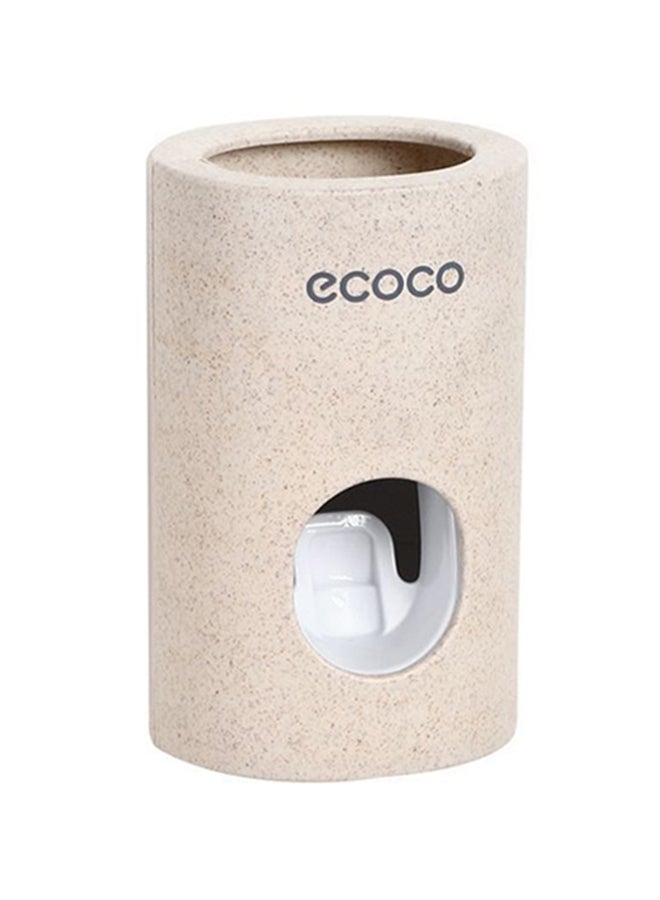 Automatic Toothpaste Dispenser Set Beige 6x7x11.4cm  - Image 1
