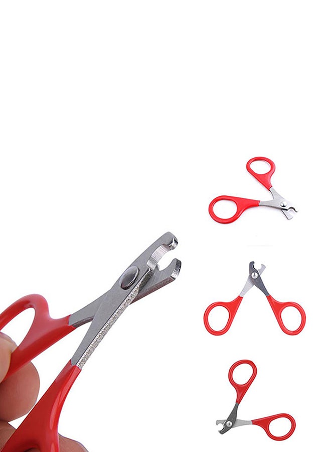 بلولانز مقص أظافر حاد لمخالب الحيوانات الأليفة أحمر - Image 3