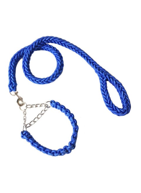 Training Leash Pet Rope Blue/Silver 130cm