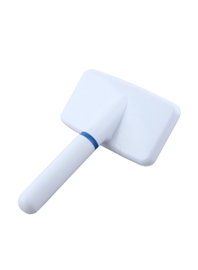 فرشاة لإزالة الشعر والوبر أبيض/أحمر/فضي - Image 2