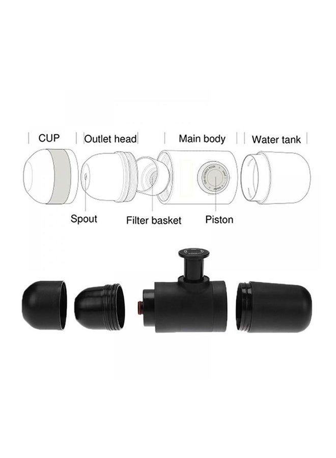 Generic - Portable Manual Coffee Maker Black 70ml - Image 1