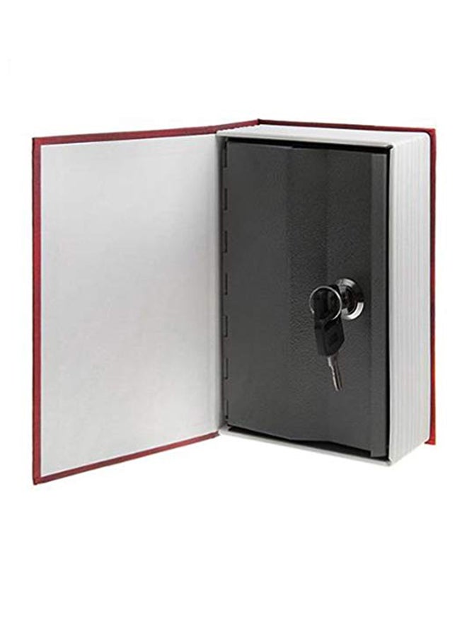 Dictionary Book Safe With Key Lock Red 432grams