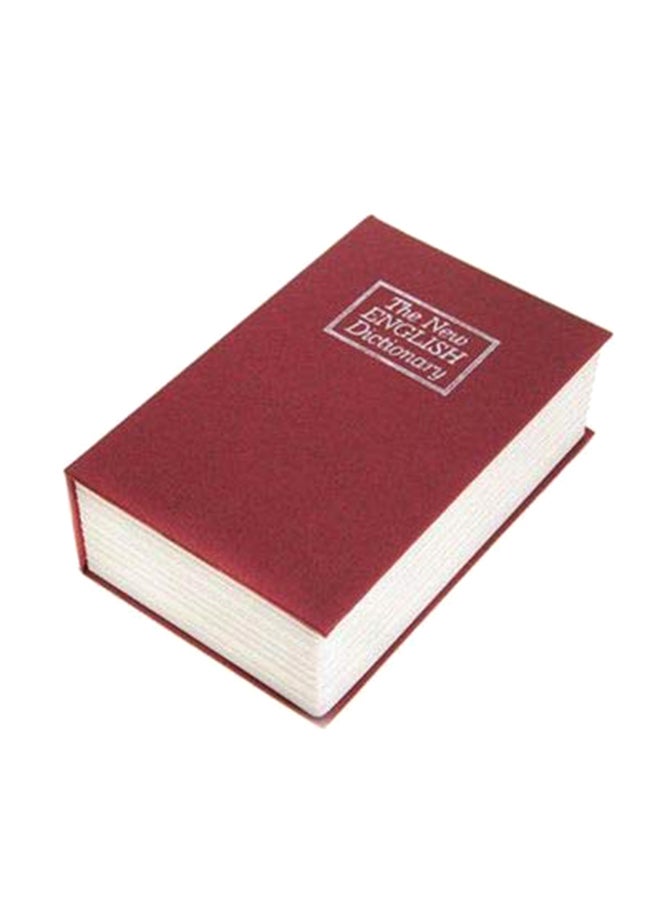 Dictionary Book Safe With Key Lock Red 432grams  - Image 1