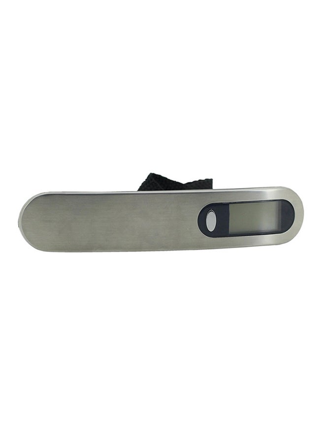 Generic - LCD Electronic Portable Hanging Digital Luggage Weight Scale Silver - Image 1