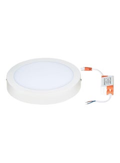 بيوينتي مصباح سقف LED بسطح مستدير أبيض/برتقالي 9x25سم  - Image 1