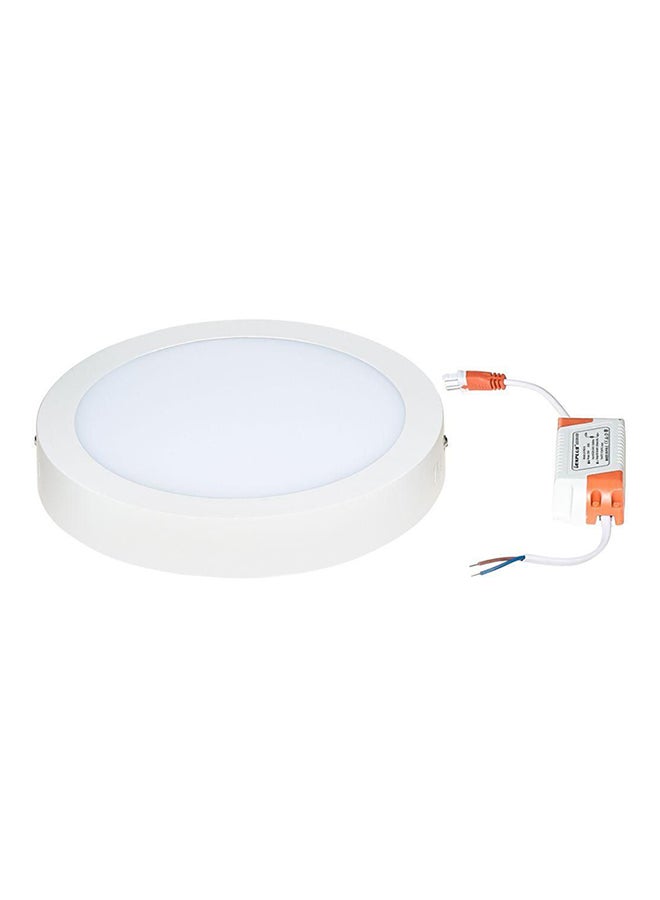 بيوينتي مصباح سقف LED بسطح مستدير أبيض/برتقالي 9x25سم  - Image 1