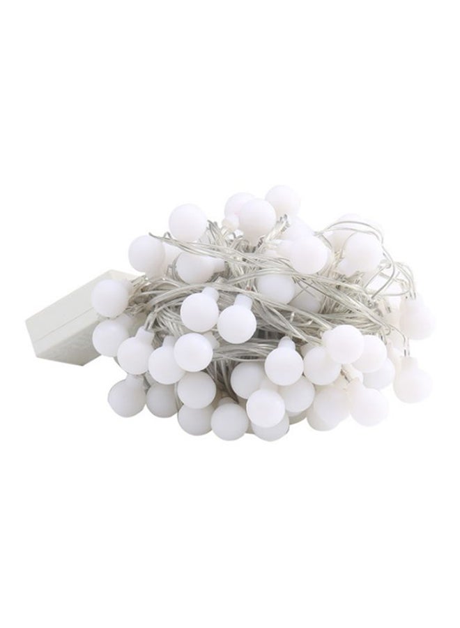 بيوينتي سلسلة مصابيح LED بتصميم كروي أبيض 13x16سم - Image 1