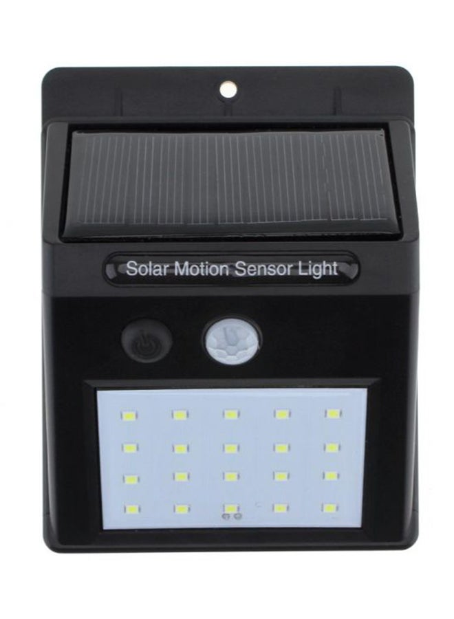 Beauenty Solar PIR Motion Sensor Wall Light Black/White 10 x 14cm - Image 1