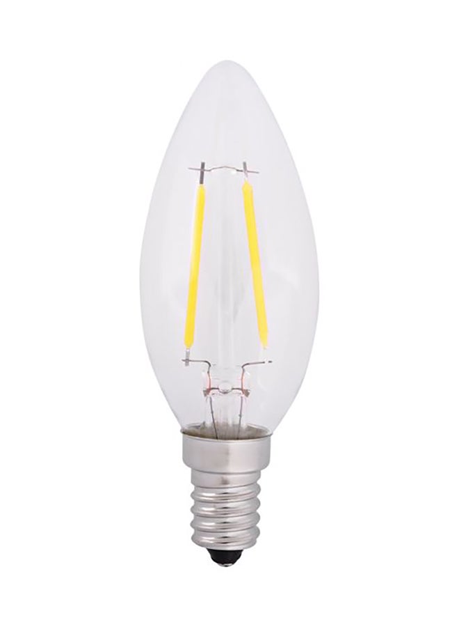 Beauenty LED Filament Candle Bulb White 14x14centimeter  - Image 1