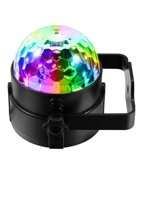 Sound Activated Disco Lamp Multicolour 11 x 11cm