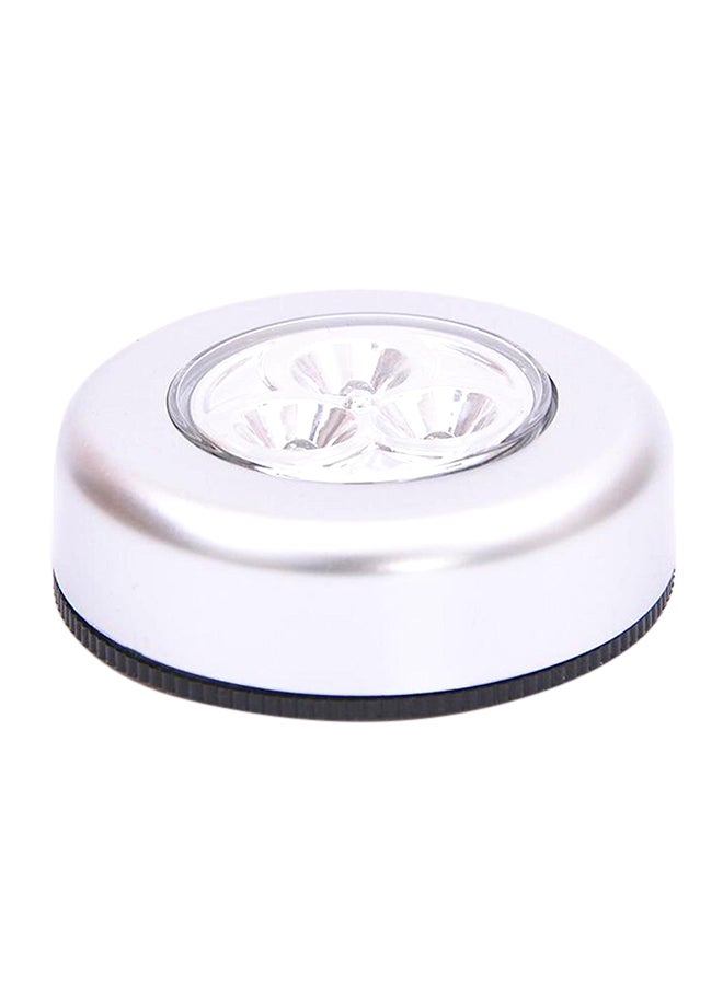 Beauenty 3-LED Push Light Silver 6.8x1.7cm - Image 1