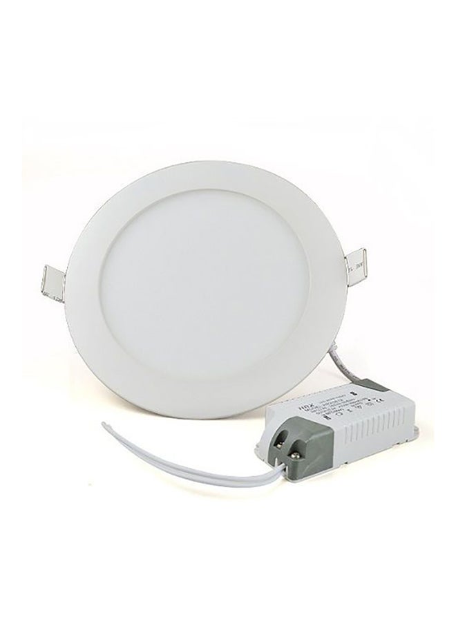 بيوينتي - وحدة إضاءة LED دائرية الشكل بقدرة 12 وات توضع في تجويف في السقف أبيض 10x11سم - Image 1