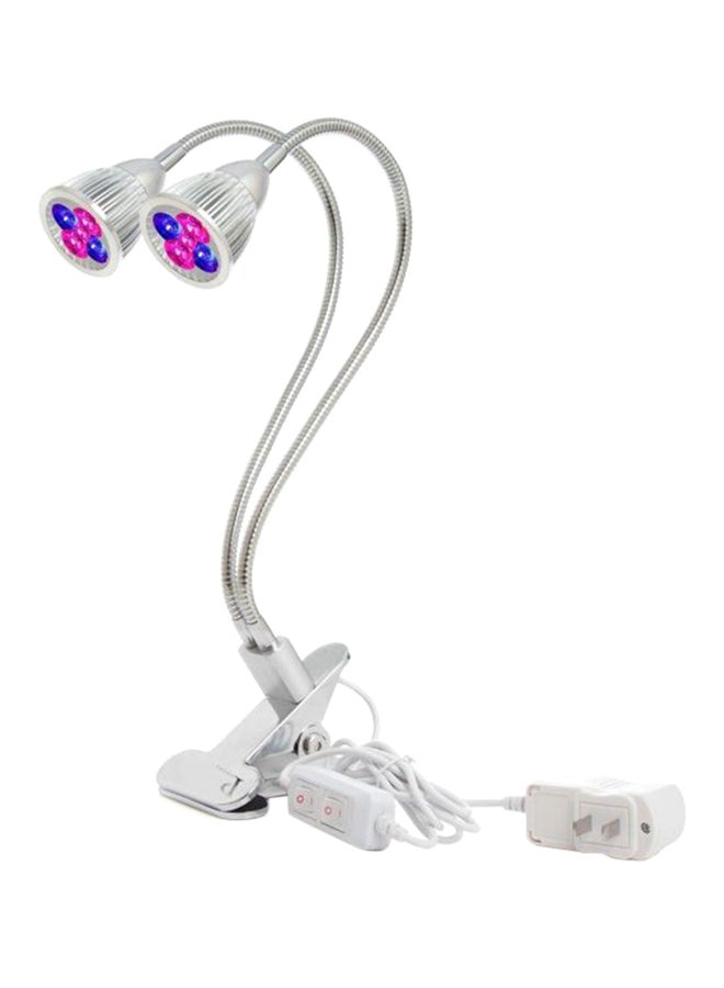 Beauenty 10W Desk Clip Dual Head LED Plant White 6x12cm - Image 1